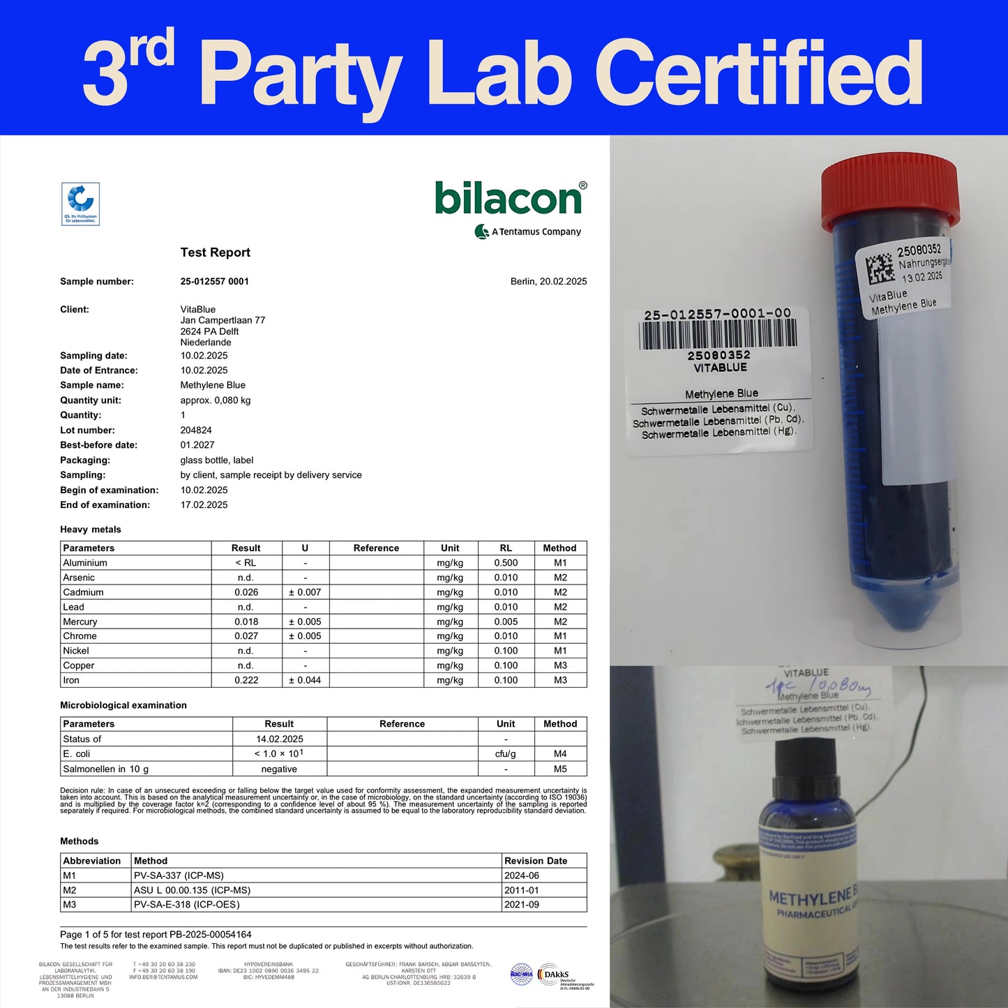 VitaBlue Nano | 75mg | 15ml | USP Grade