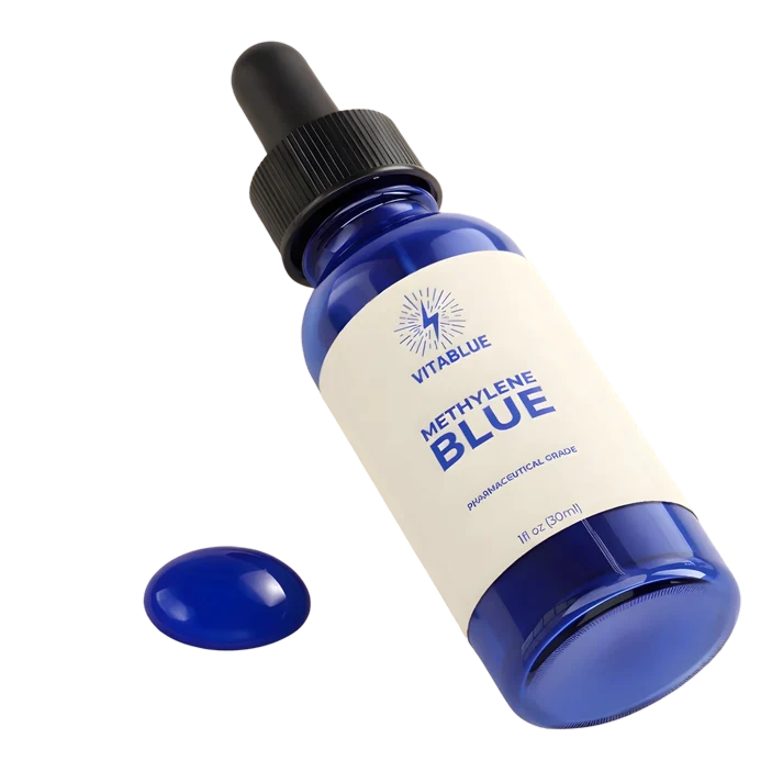 VitaBlue glass dropper